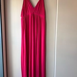 Cielo Vibrant Pink Maxi Dress